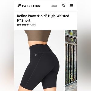 Fabletics Define Powerhold High-Waister 9” Short